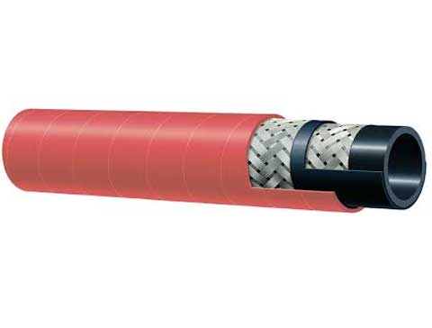 150 PSI Premium Paper Mill/Creamery Wash Down Hose With Tapered Nozzle